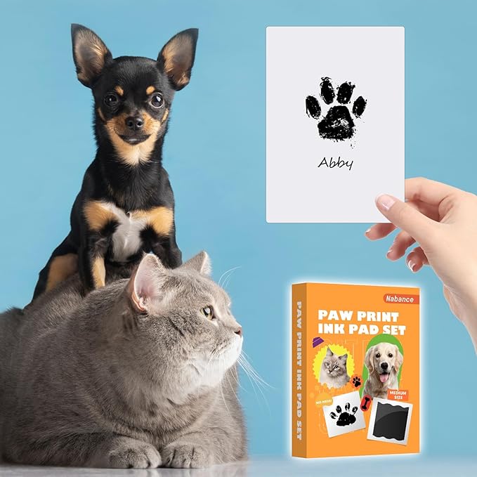 Petslova™ Paw Print Ink Pad – Inkless Pet Keepsake Kit