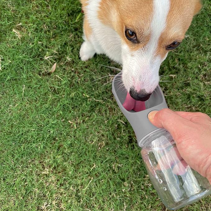 Petslova™ Portable Dog Water Bottle with Food Dispenser
