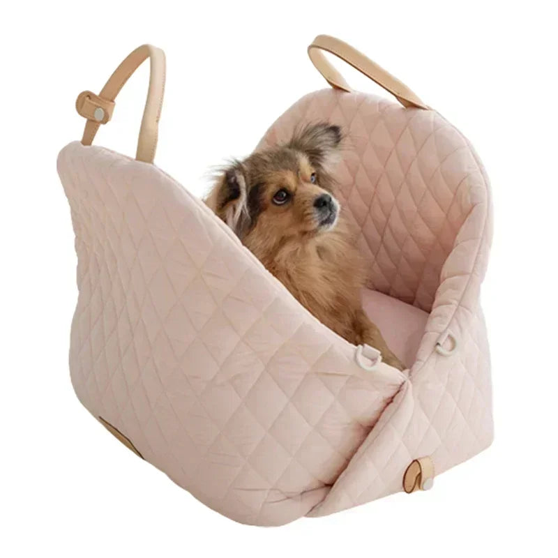 Petslova™ Small Dog & Cat Luxury Travel Bag – Bed, Seat & Carrier
