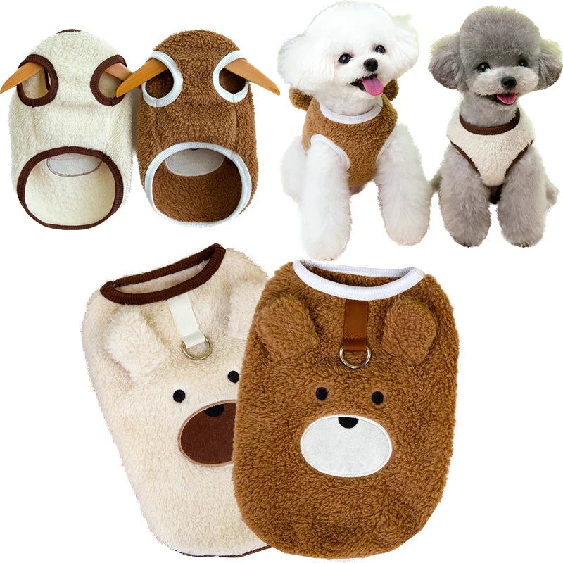 Petslova™ Winter Warm Dog Vest – Fleece Jacket for Small Breeds