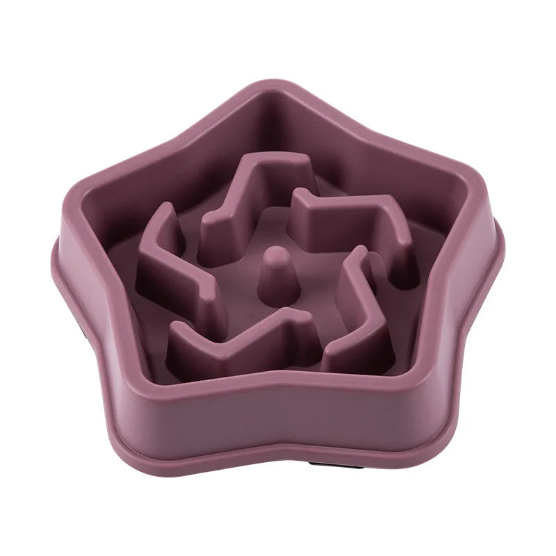 Petslova™ Slow Feed Pet Bowl – Anti-Choking, Non-Slip, Various Colors & Shapes
