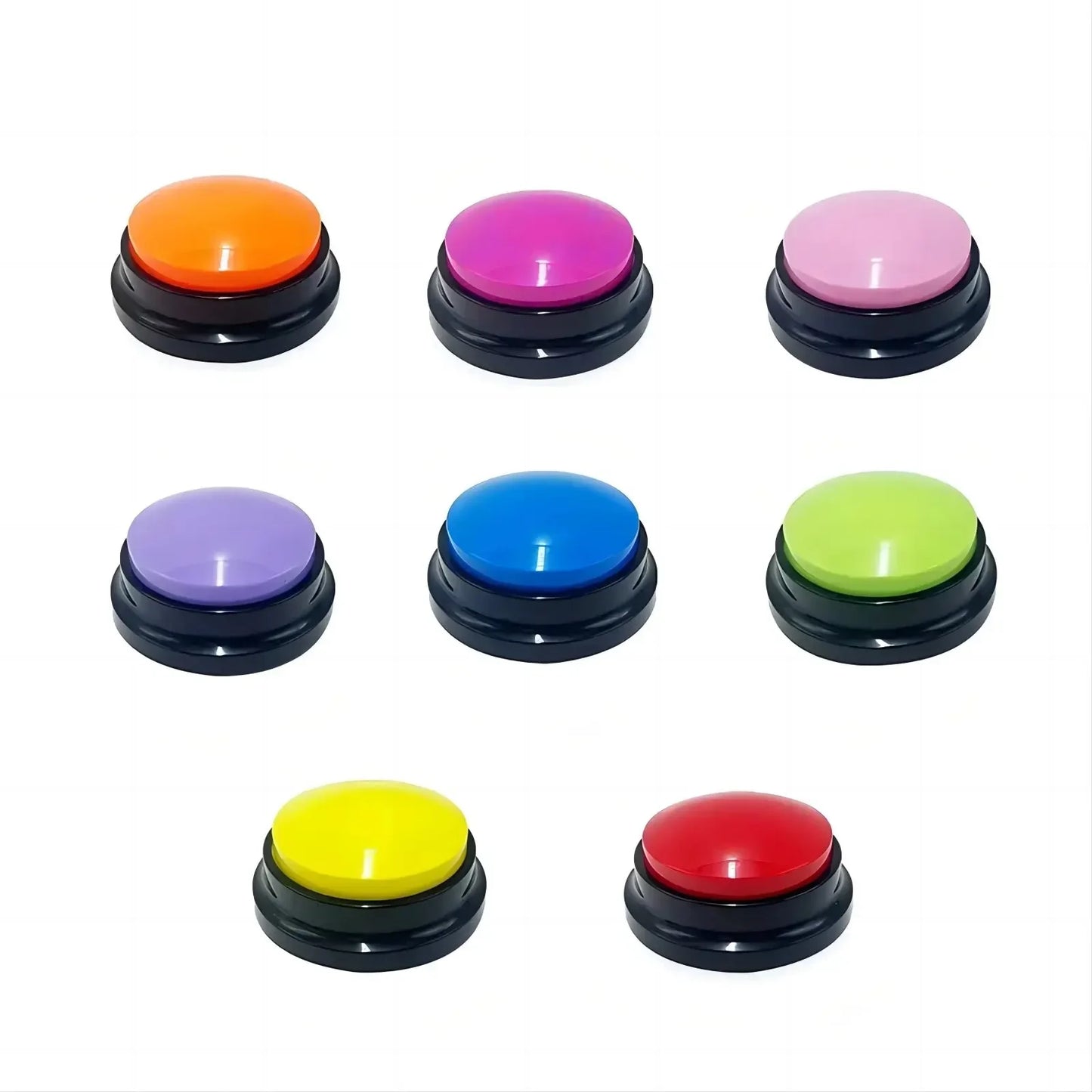 Petslova™ Dog Talking Buttons – 30s Recordable Training Buzzers for Pets