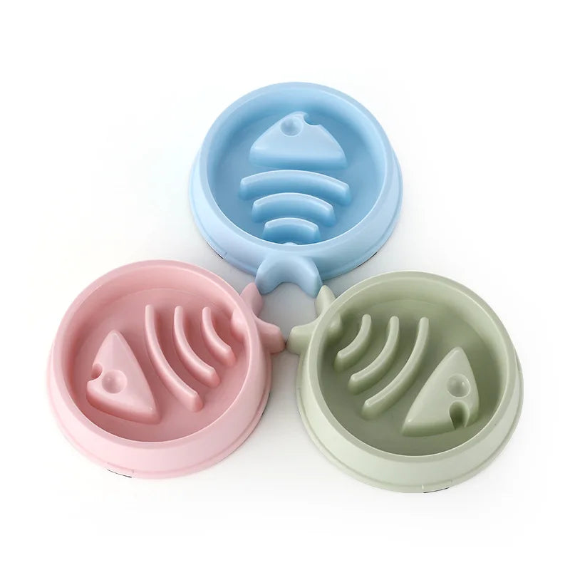 Petslova™ Slow Feed Pet Bowl – Anti-Choking, Non-Slip, Various Colors & Shapes