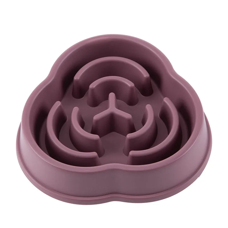 Petslova™ Slow Feed Pet Bowl – Anti-Choking, Non-Slip, Various Colors & Shapes