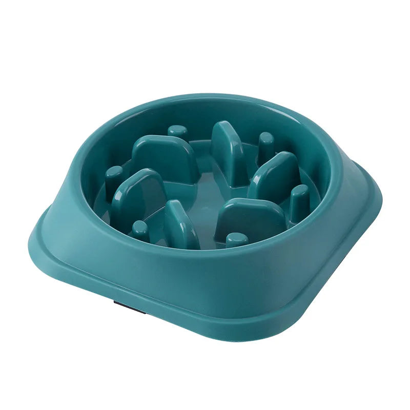 Petslova™ Slow Feed Pet Bowl – Anti-Choking, Non-Slip, Various Colors & Shapes