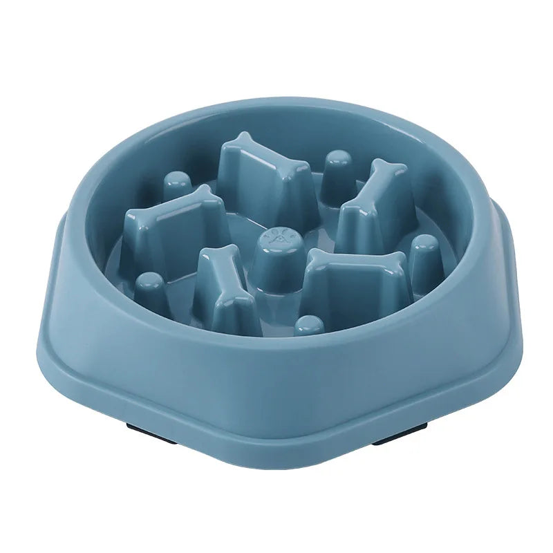 Petslova™ Slow Feed Pet Bowl – Anti-Choking, Non-Slip, Various Colors & Shapes