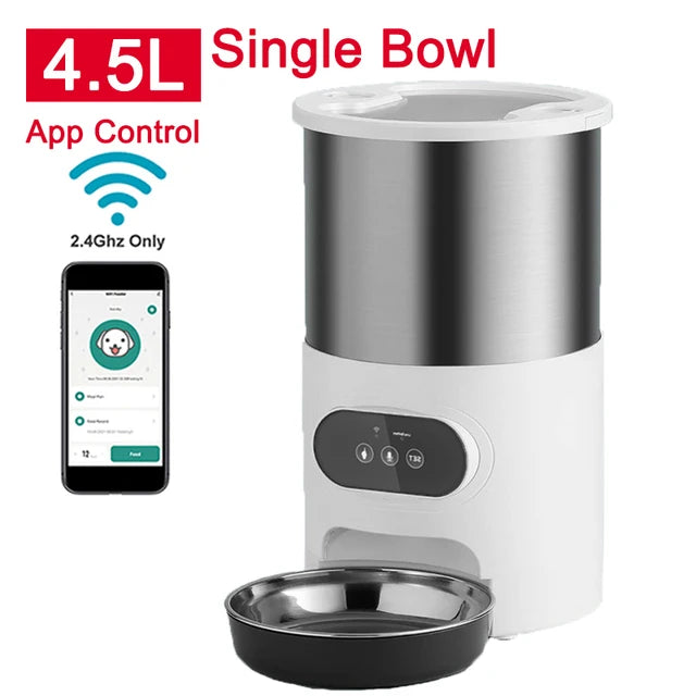 Petslova™ Smart Feeder Dual Meal Dispenser for Cats and Dogs