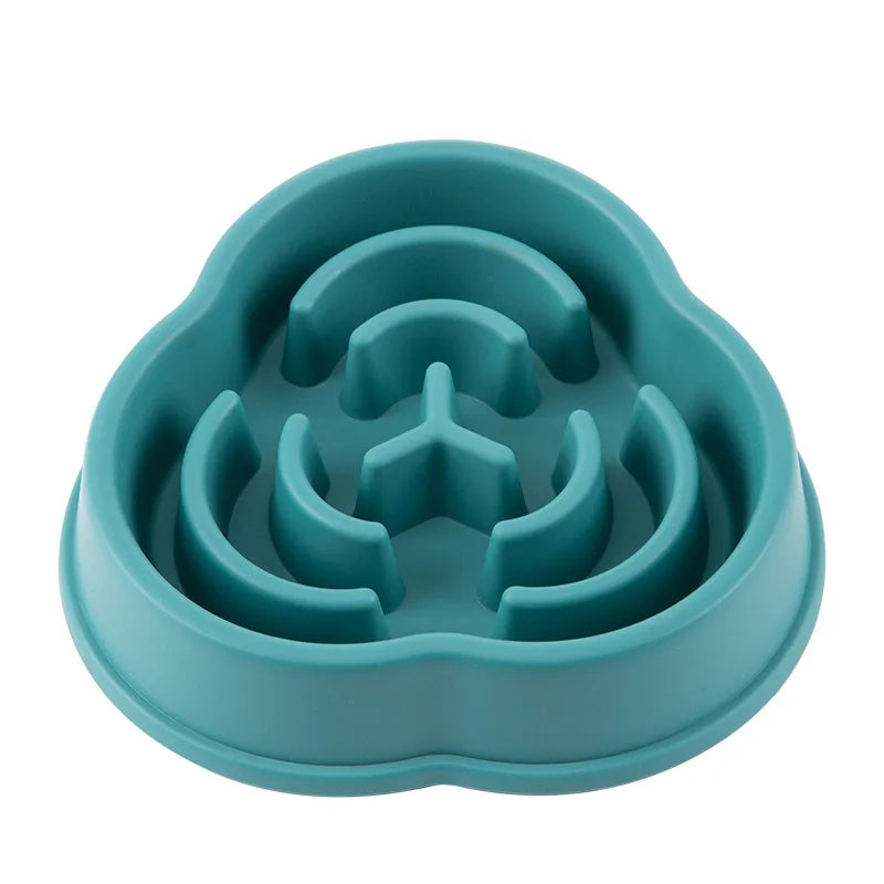 Petslova™ Slow Feed Pet Bowl – Anti-Choking, Non-Slip, Various Colors & Shapes