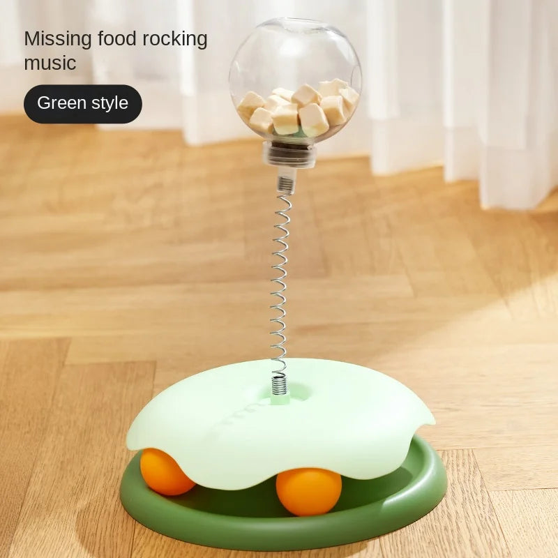 Petslova™ Interactive Cat Puzzle Feeder – Treat Dispensing Ball Toy