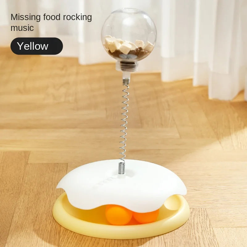Petslova™ Interactive Cat Puzzle Feeder – Treat Dispensing Ball Toy