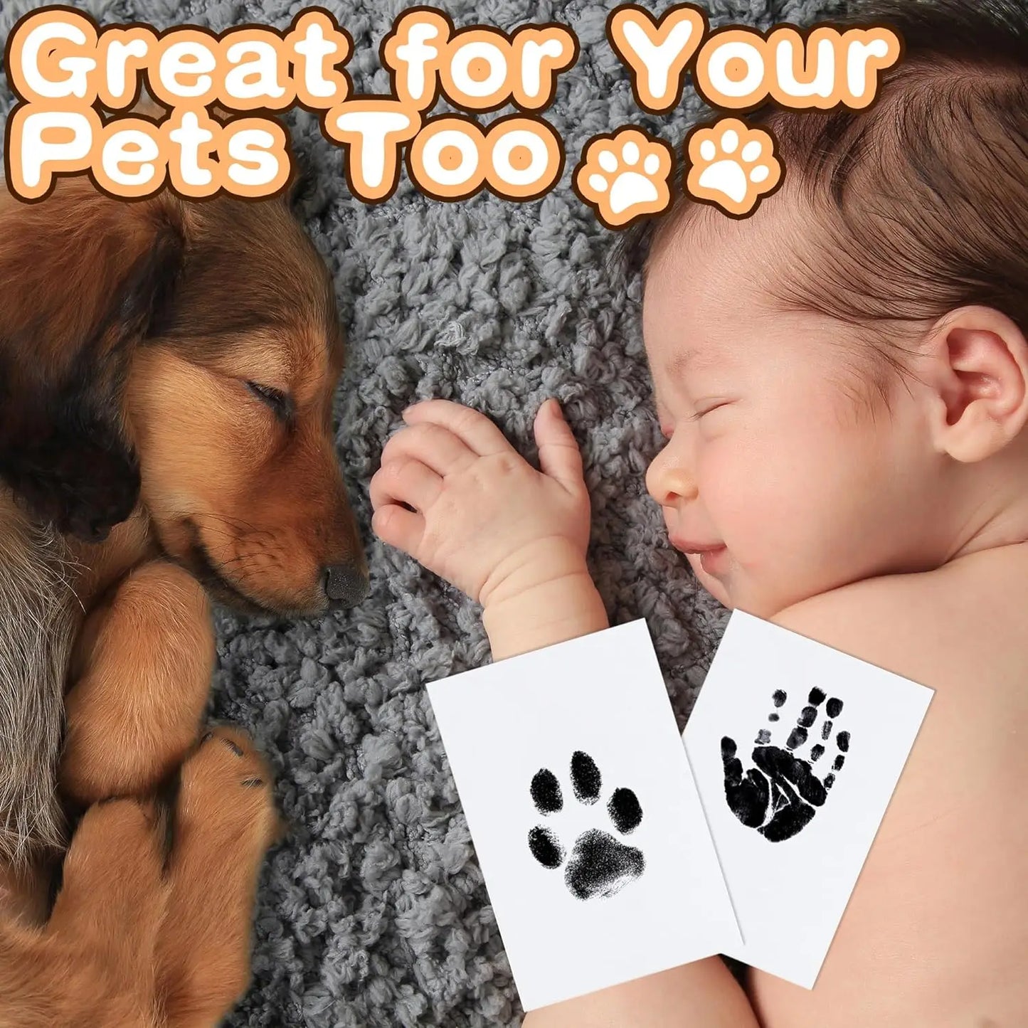 Petslova™ Paw Print Ink Pad – Inkless Pet Keepsake Kit