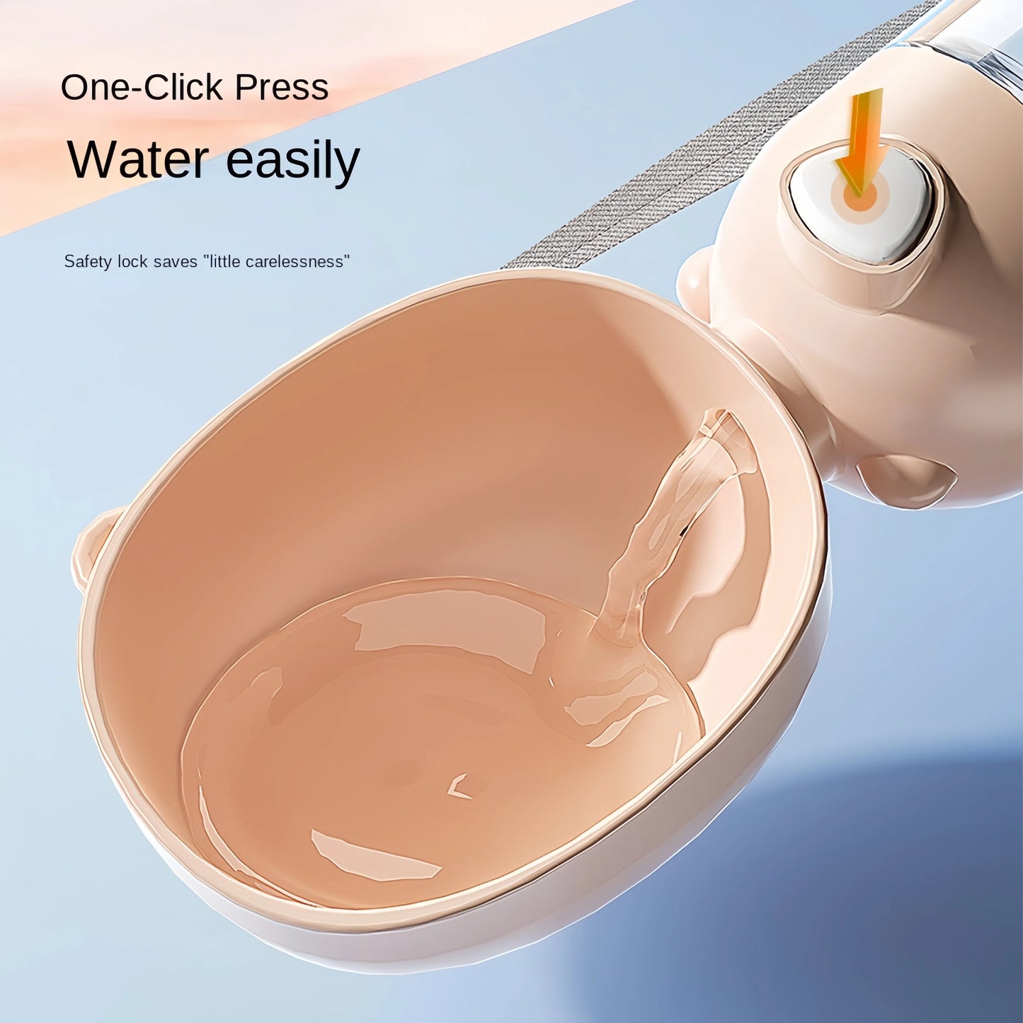 Petslova™ Portable Dog Water Bottle with Food Dispenser