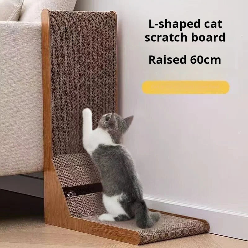 Petslova™ Wooden Cat Scratching Post – Durable & Scratch-Resistant