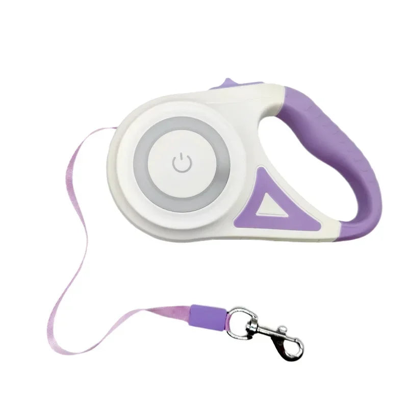 Petslova™ LED Retractable Dog Leash – Luminous, Automatic & Durable