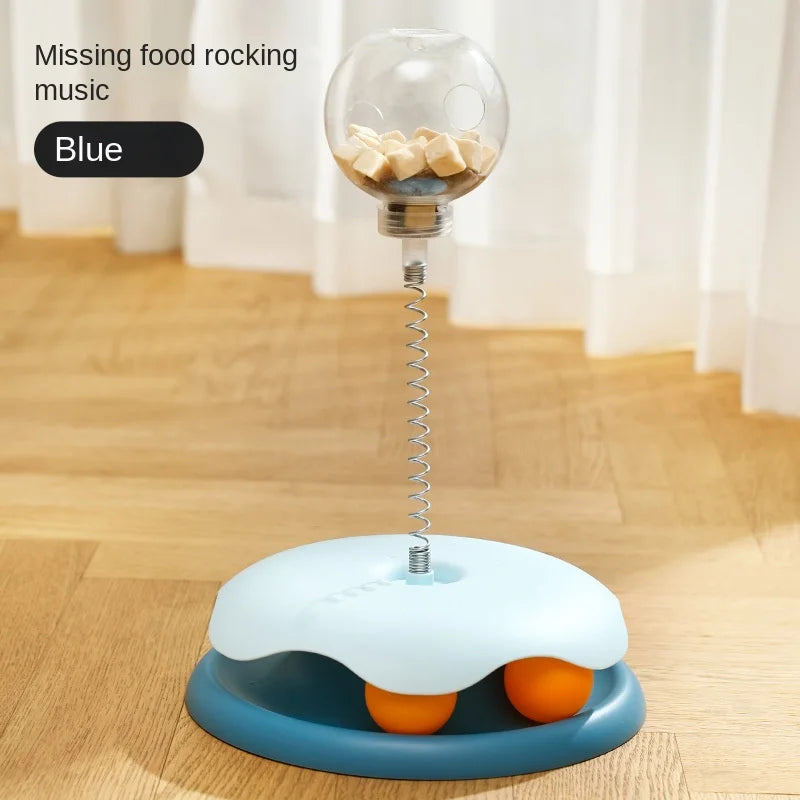 Petslova™ Interactive Cat Puzzle Feeder – Treat Dispensing Ball Toy
