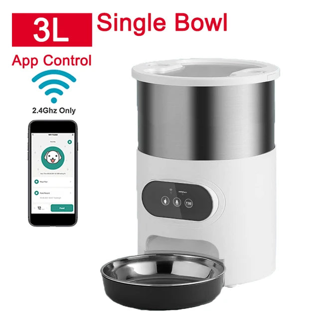 Petslova™ Smart Feeder Dual Meal Dispenser for Cats and Dogs