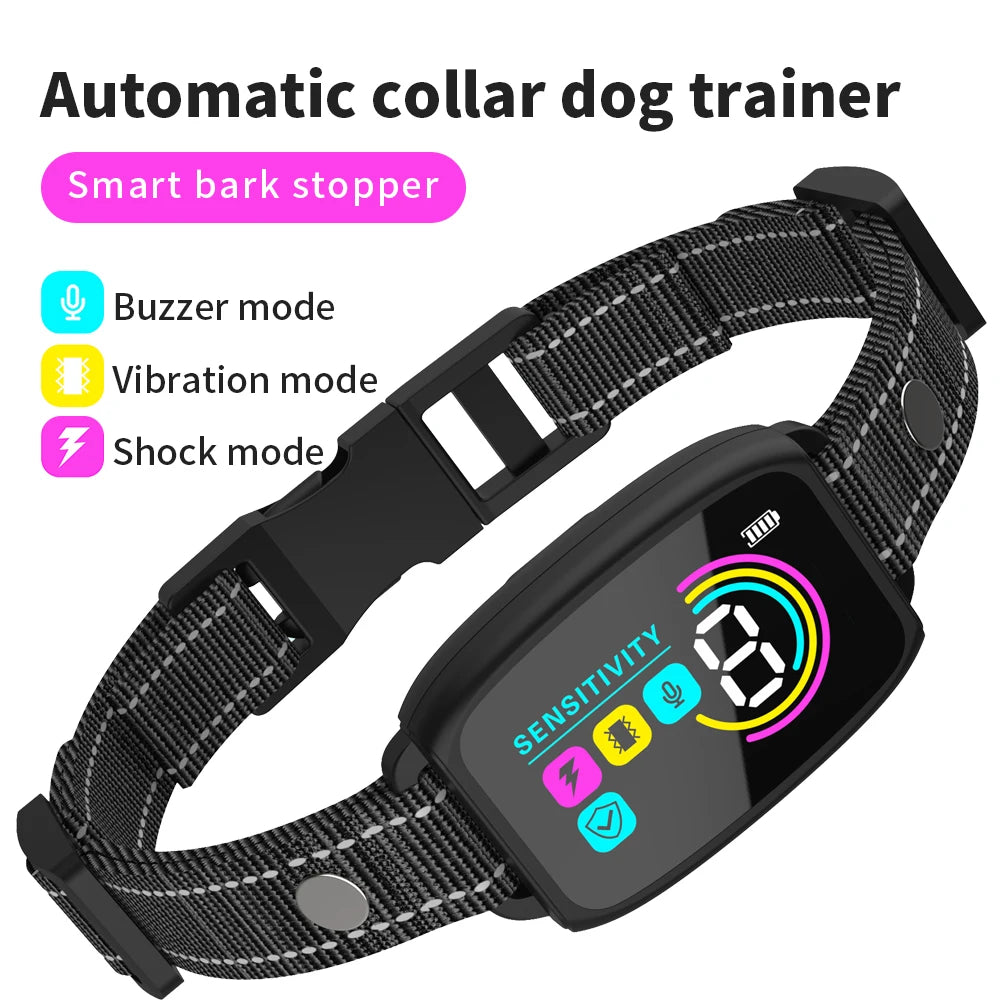 Petslova™ Smart Anti-Bark Dog Collar – Rechargeable & Adjustable