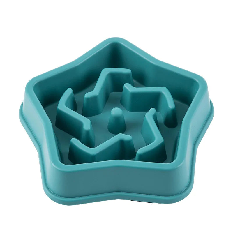 Petslova™ Slow Feed Pet Bowl – Anti-Choking, Non-Slip, Various Colors & Shapes