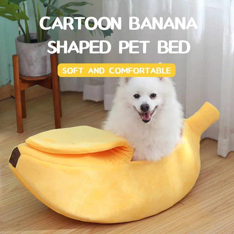 Petslova™ Banana Cat Bed House Funny Cute Cozy