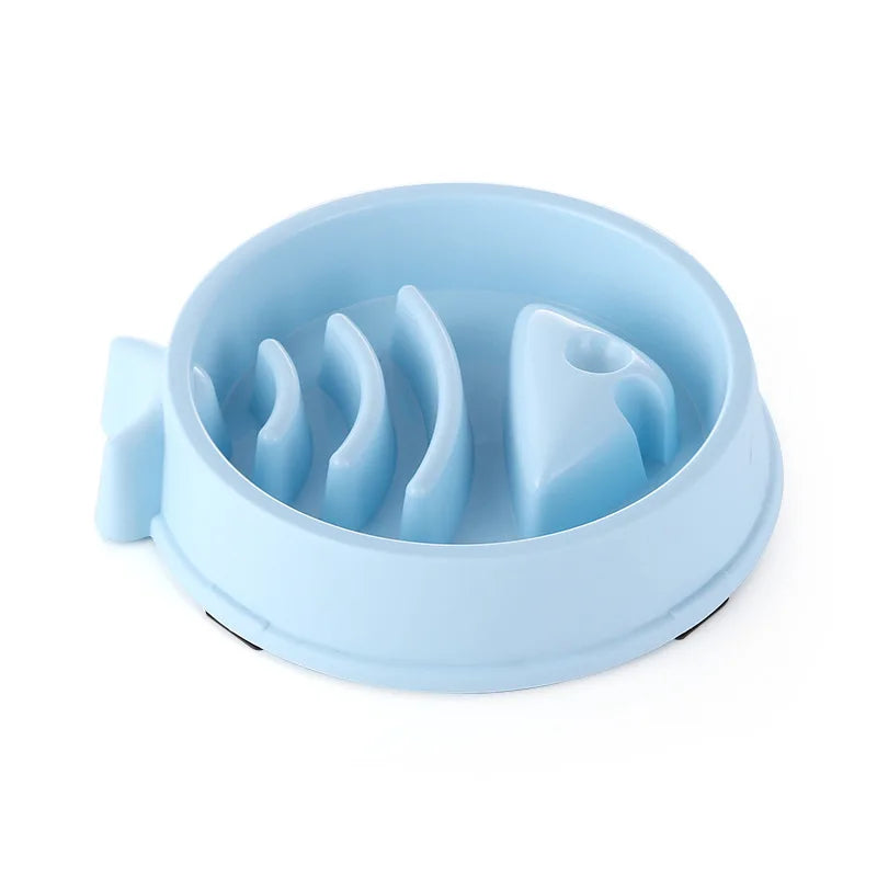 Petslova™ Slow Feed Pet Bowl – Anti-Choking, Non-Slip, Various Colors & Shapes