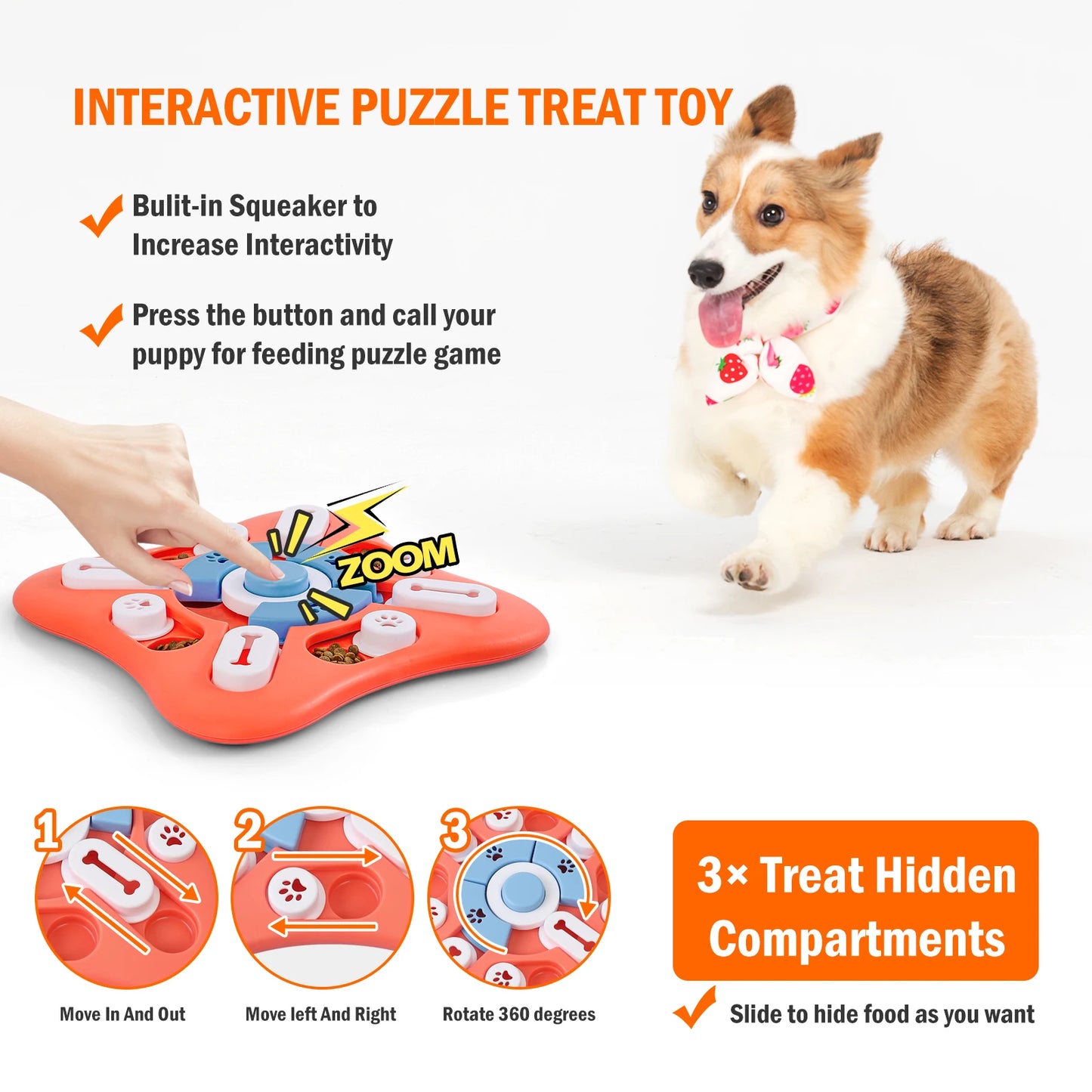 Petslova™ Dog Puzzle Toy – IQ & Mental Enrichment