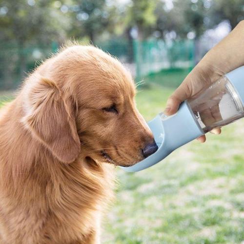 Petslova™ Portable Dog Water Bottle with Food Dispenser