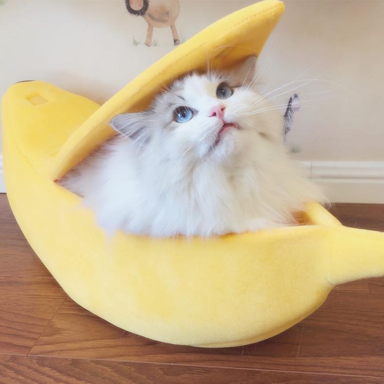 Petslova™ Banana Cat Bed House Funny Cute Cozy