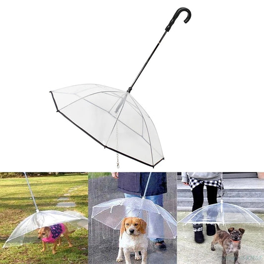 Petslova™ Portable Transparent Pet Umbrella