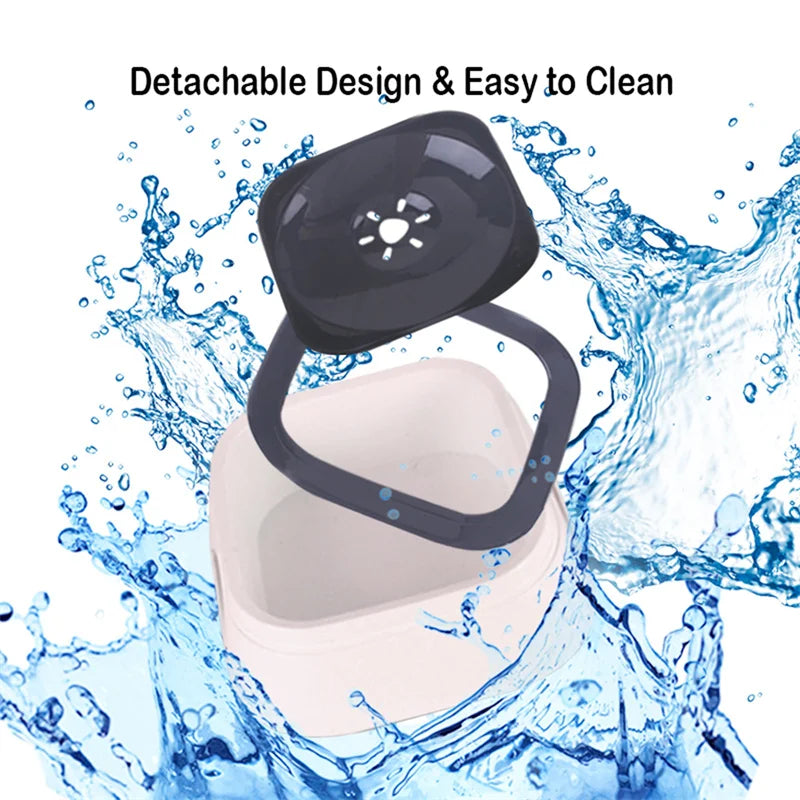 Petslova™ 1L Anti-Splash Water Bowl for Dogs & Cat