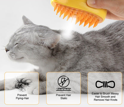 Petslova™ Electric Pet Grooming Brush & Sprayer 3-in-1