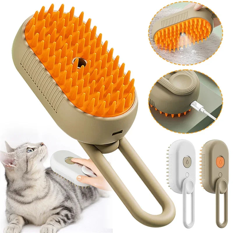 Petslova™ Electric Pet Grooming Brush & Sprayer 3-in-1